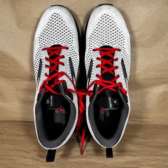 Brooks Revel 4 Mens Running Shoes White Black Red 1103471D151 Size 13 D - Picture 8 of 10